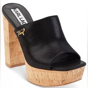 Karl Lagerfeld-Women's Hensley Platform Sandals-Size 9